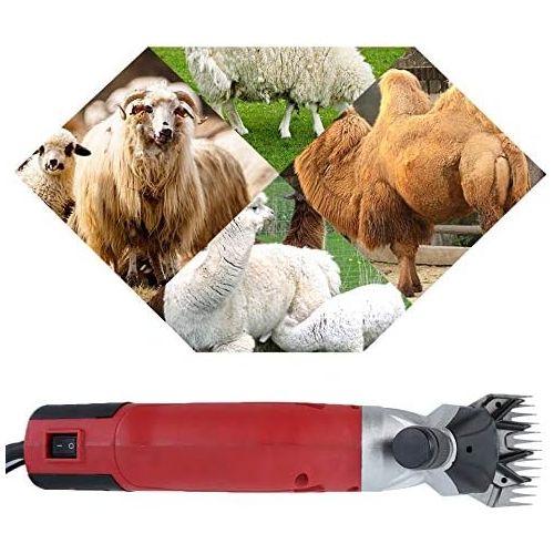  RoseYary 110V 500W Farm Electric Sheep Shearing Clipper Shear Goat Wool Cutting Machine