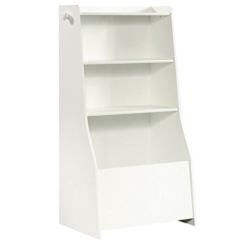  Rosebery Kids 3 Shelf Kids Bin Bookcase in Soft White