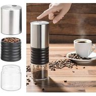 Rosenstein & Soehne Espressomuehle: Elektrische Akku-Kaffeemuehle mit Keramik-Mahlwerk, USB Ladebuchse (Mobile Kaffeemuehle)