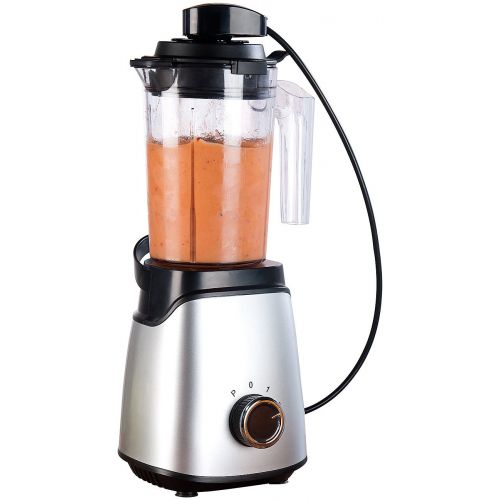  Rosenstein & Soehne Standmixer: 2in1-Vakuum-Mixer mit 3 Stufen & 4 Klingen, 700 ml, BPA-frei, 300 Watt (Milchshake Mixer)