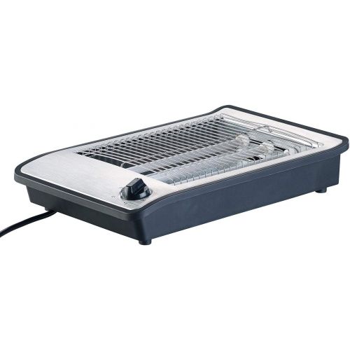  Rosenstein & Soehne Broetchentoaster: Flachtoaster fuer bis zu 4 Broetchen, 3 Heizelemente, Timer, 600 Watt (Toaster)