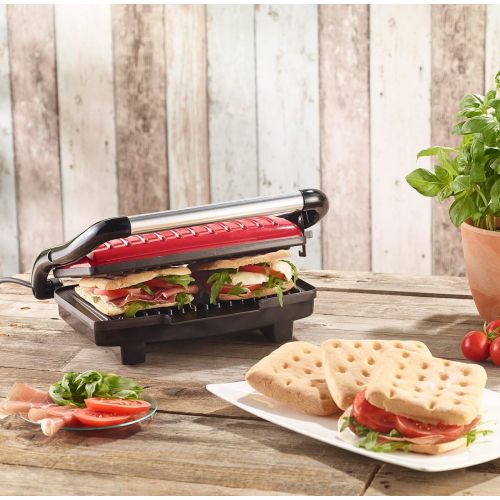  Rosenstein & Soehne Panini-, Sandwich- & Kontaktgrill CG-2510, 1.000 W