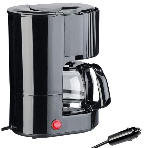  Rosenstein & Soehne Kfz Kaffeemaschine: LKW-Filterkaffee-Maschine, bis zu 3 Tassen, 650 ml, 24 Volt, 300 Watt (Reise-Kaffeemaschine)