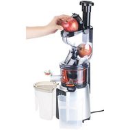 Rosenstein & Soehne Saftpresse: Digitaler Slow Juicer & Kaltpress-Entsafter f. ganze Fruechte, 8 Progr. (Kaltentsafter)