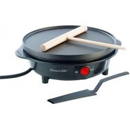 Rosenstein & Soehne Mini Crepes Maker: Elektrischer Mini-Crepes-Maker PKM-100, 500 Watt, Ø 18 cm (Crepespfanne)