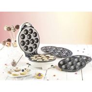 Rosenstein & Soehne Donutmaker: 3in1-Donut-, Cupcake- und Cakepop-Maker mit Antihaftbeschichtung (Donut Muffin & Cake Pop Maker)