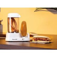 Rosenstein & Soehne Hot Dog Maschine: Hotdog-Maker mit beheizbarer Stange aus rostfreiem Edelstahl, 350 Watt (Wuerstchenwarmer)