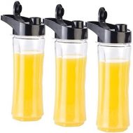 [아마존베스트]Rosenstein & Soehne Accessories for Stand Mixer: Set of 3 Replacement Drinking Bottles for Smoothie Maker BR-600 BPA-Free