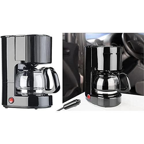  [아마존베스트]Rosenstein & Soehne 12 V coffee machine: car filter coffee machine, up to 3 cups, 650 ml, 12 volt, 170 watts (12 volt coffee machine).