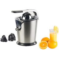 [아마존베스트]Rosenstein & Soehne Orange Juice Press: Electric Stainless Steel Citrus Squeezer 2 Attachments Juice Container, 160 Watt (Fruit Press)