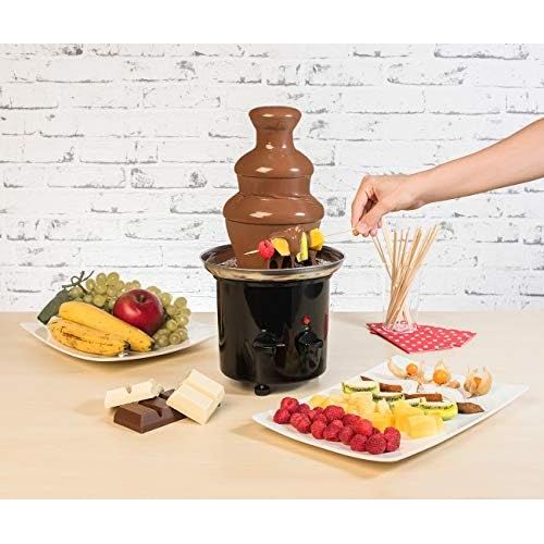  [아마존베스트]Rosenstein & Soehne Chocolate Fondue: 2 Tier Chocolate Fountain 275 Watt (fondue)