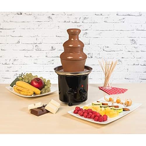  [아마존베스트]Rosenstein & Soehne Chocolate Fondue: 2 Tier Chocolate Fountain 275 Watt (fondue)