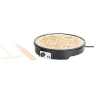 [아마존베스트]Rosenstein & Soehne Crepe machine: electric XL crepe maker with temperature control, 1,000 watts, diameter 28 cm (crepe baking devices)