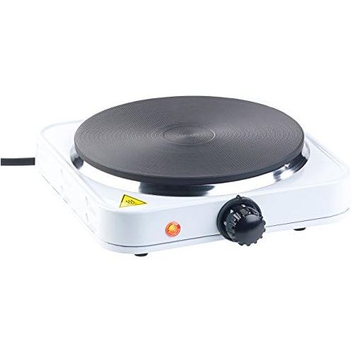  [아마존베스트]Rosenstein & Soehne Camping stove: compact electric single hob, 1,500 watts, 185 mm, stepless (electric hob).