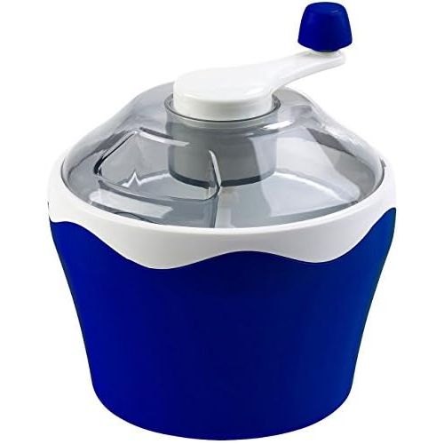  [아마존베스트]Rosenstein & Soehne No power ice maker: manual ice cream maker with hand crank, 500 ml cooling container (manual ice cream maker)