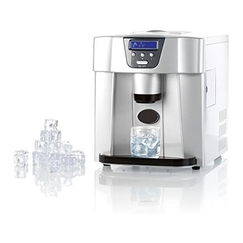  [아마존베스트]Rosenstein & Soehne Ice Cube Tray EWS-2100 Ice Cube Maker with Ice Cube Dispenser (Icemaker)