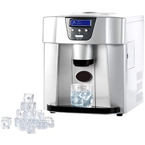  [아마존베스트]Rosenstein & Soehne Ice Cube Tray EWS-2100 Ice Cube Maker with Ice Cube Dispenser (Icemaker)