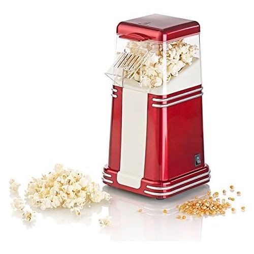  [아마존베스트]Rosenstein & Soehne Popcorn Machine: XL Hot Air Popcorn Machine for Up to 100 g Maize (Hot Air Popcorn Machine)