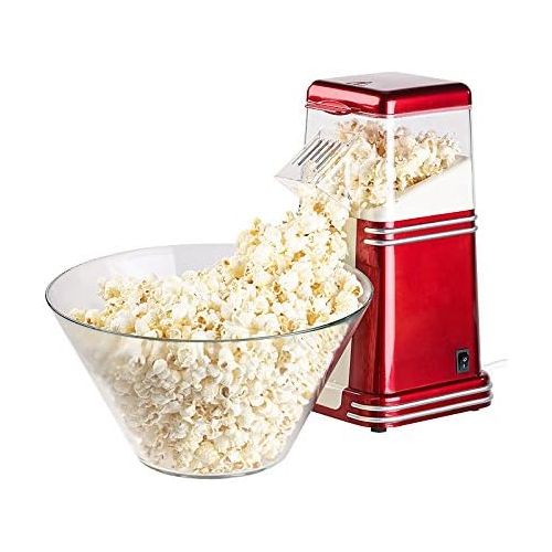  [아마존베스트]Rosenstein & Soehne Popcorn Machine: XL Hot Air Popcorn Machine for Up to 100 g Maize (Hot Air Popcorn Machine)