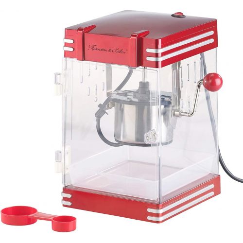  [아마존베스트]Rosenstein & Soehne Popcorn Machine: Retro Popcorn Machine Theatre in 50s Look, 230 Watt (Professional Popcorn Machines)