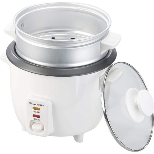  [아마존베스트]Rosenstein & Soehne Multi-cooker: mini rice cooker with steamer insert and warming function, 0.5 L, 350 W (steam cooker).