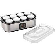 [아마존베스트]Rosenstein & Soehne Yoghurt Maker: Yoghurt Maker, Timer & Temperature Setting, 8 Glasses 180ml 30W (Yoghurt Machine)