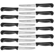 [아마존베스트]Rosenstein & Soehne Breakfast knives: breakfast knife with serrated edge made of stainless chrome steel, set of 12 (serrated knives).