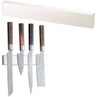 [아마존베스트]Rosenstein & Soehne Magnetic Key Rack: Full-length Magnetic Knife Strip Made from Brushed Stainless Steel 36cm (Magnetic Knife Rack, Scissors, Paper Clip Magnetic Button, Bottle Op