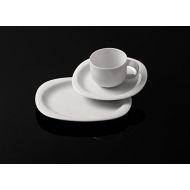 Rosenthal - Suomi Kaffeeset 18-teilig Weiss 6 x Fruehstuecksteller / 6X Kaffeetasse 2-TLG.