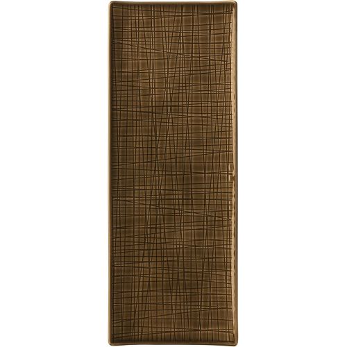  Rosenthal Studio + Selection Rosenthal - Mesh Colours - Walnut/braun - Platte/Servierplatte - flach - 34 x 13cm