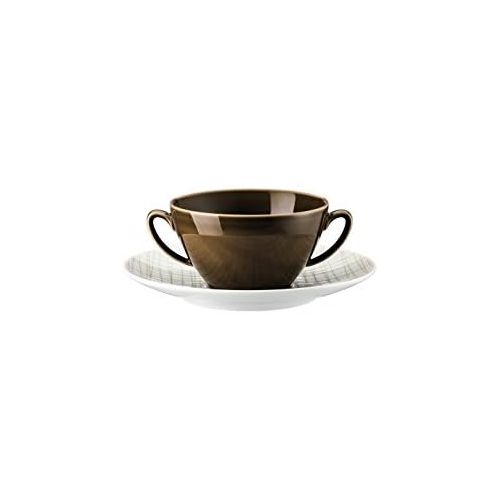  Marke: Rosenthal Studio + Selection Rosenthal Studio + Selection Mesh Line Walnut Suppentasse 2-TLG.