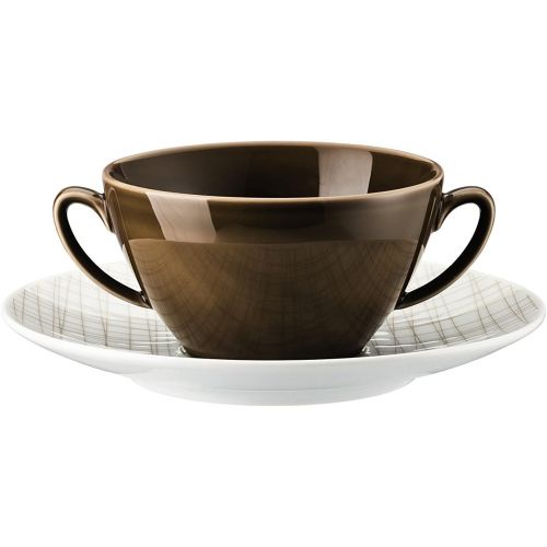  Marke: Rosenthal Studio + Selection Rosenthal Studio + Selection Mesh Line Walnut Suppentasse 2-TLG.