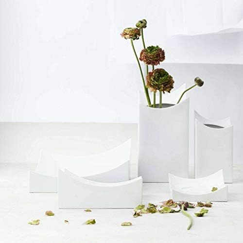  Rosenthal Studio + Selection Rosenthal 14486-800001-26028 Roof Weiss - Vase/Blumenvase - Porzellan - Hoehe 28 cm (1Stueck)