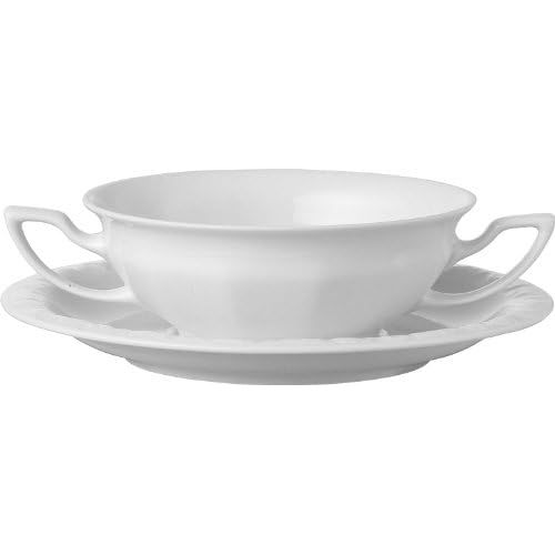  Rosenthal Studio + Selection Rosenthal Suppenset 2-TLG. Weiss Groesse 18 Ø