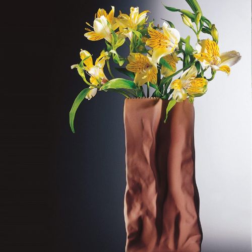  Rosenthal Studio + Selection Rosenthal - Tuetenvase Vase Hoehe 22 cm Weiss glasiert