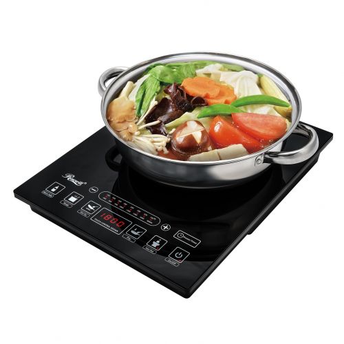  Rosewill Portable Induction Cooker Electric Hot Plate Includes 3.5Qt Stainless Steel Pot 1800 Watts RHAI-15001
