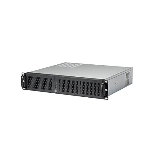  Rosewill 2U Server Chassis 4 Bay Server Case Support 4X 3.5 HDD Bays and Micro-ATX Rackmount Server Case Front 3X 80mm Fans Included Metal Rack Mount Computer Case 15 Deep Length,
