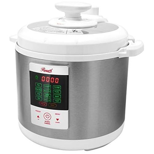  [아마존베스트]Rosewill RHPC-15001, Pressure Cooker, Non-Stick Pot/White