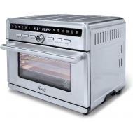 [아마존베스트]Rosewill Air Fryer Convection Toaster Oven, Stainless Steel Exterior, Family Size 26.4 Quart Family Size Capacity, 4 Tray Accessories with Large Transparent Window (RHTO-20001)