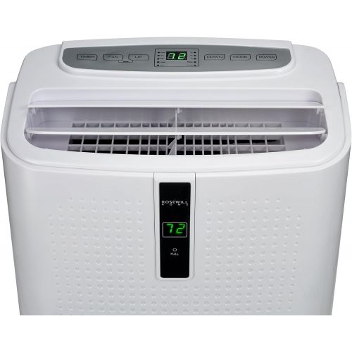  Rosewill Portable Air Conditioner 12000 BTU AC Fan Dehumidifier & Heater, 4-in-1 Cool/Fan/Dry/Heat w/Remote Control, Quiet Energy Efficient Self Evaporation Unit for Single Room Us