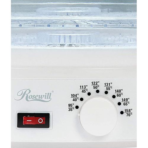  Rosewill Countertop Portable Electric Machine Food Fruit Dehydrator