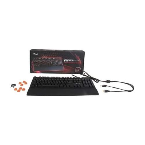  Rosewill Apollo LED Backlit Mechanical Gaming Keyboard with Cherry MX Switch, RedBlue (Apollo RK-9100xBRE)