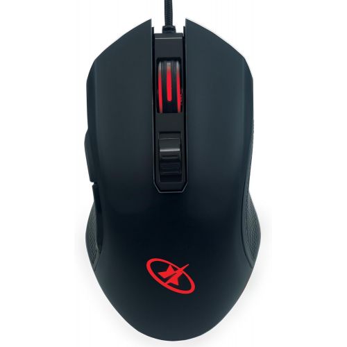  Rosewill ROSEWILL RGB Gaming Mouse, LED Lighting, Wired USB, Gaming Mice for ComputerPCLaptopMac Book. 12000 DPI Optical Gaming Sensor and Ergonomic Design. Backlit LED 8 Buttons (Neon M