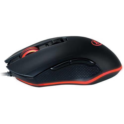  Rosewill ROSEWILL RGB Gaming Mouse, LED Lighting, Wired USB, Gaming Mice for ComputerPCLaptopMac Book. 12000 DPI Optical Gaming Sensor and Ergonomic Design. Backlit LED 8 Buttons (Neon M