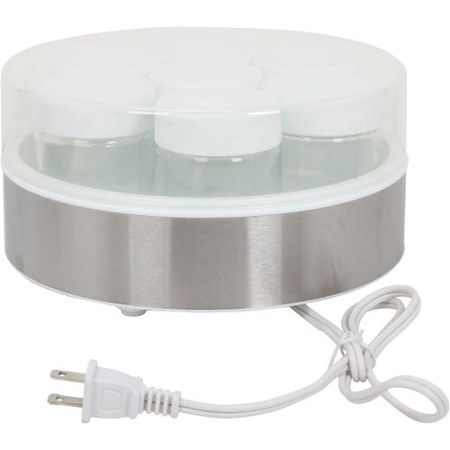  Rosewill RHYM-13001 Digital Yogurt Maker with 7 Glass Cups, White