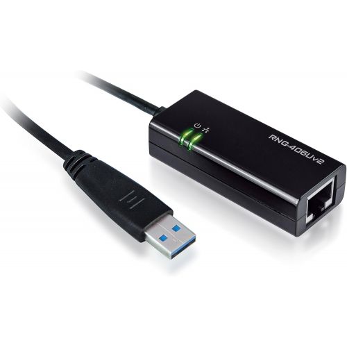  Rosewill USB to Ethernet Adapter (USB 3.0 to EthernetUSB 3 to EthernetUSB to Gigabit EthernetUSB to RJ45) Supporting 10100  1000 Mbps Ethernet Network in Black