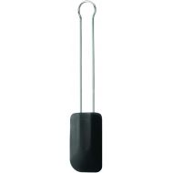 Rosle Stainless Steel & Silicone Flexible Spatula, 10-Inch, Black