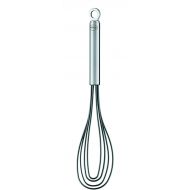 Rosle Stainless Steel & Silicone Flat Whisk, 4 Wire, 10.6-inch