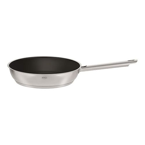  Rosle Set of Frying Pans Set of 3 20/24/28 cm Diameter with Non-Stick Coating 3 Diameter, Stainless Steel, 24 cm, 3 Units