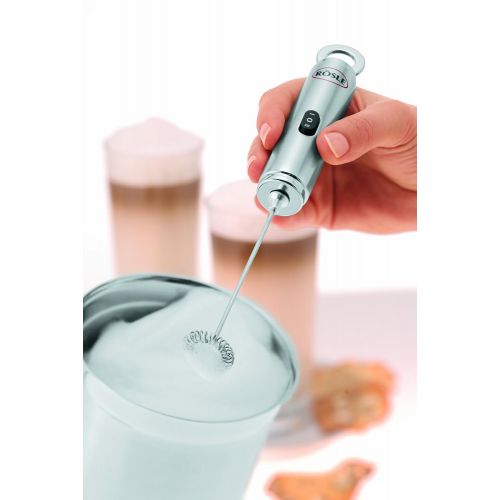  Rosle Roesle Stainless Steel Battery Powered Dual Speed Milk and Sauce Frother